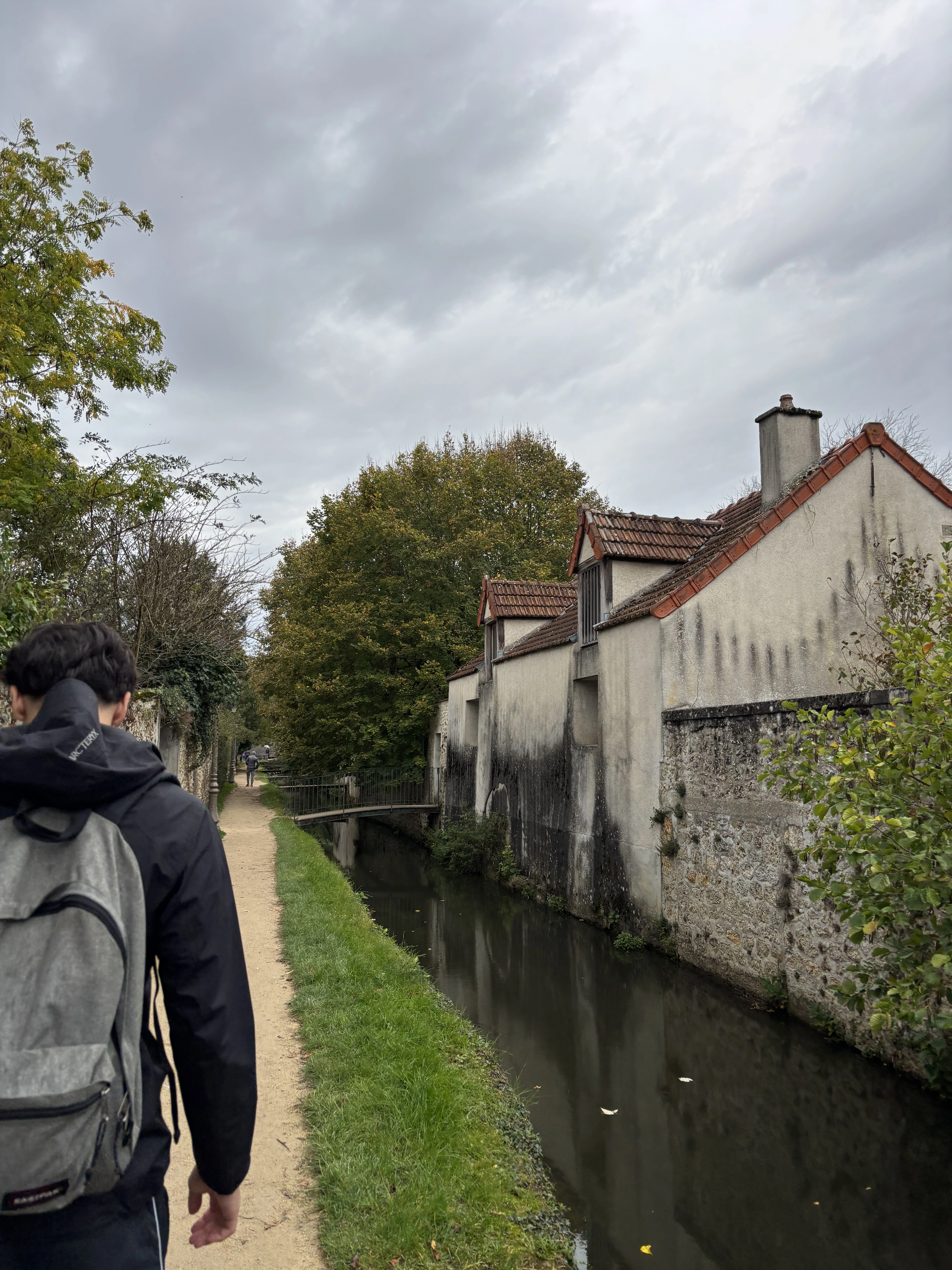 Les maisons au bord de l'Yvette à Chevreuse