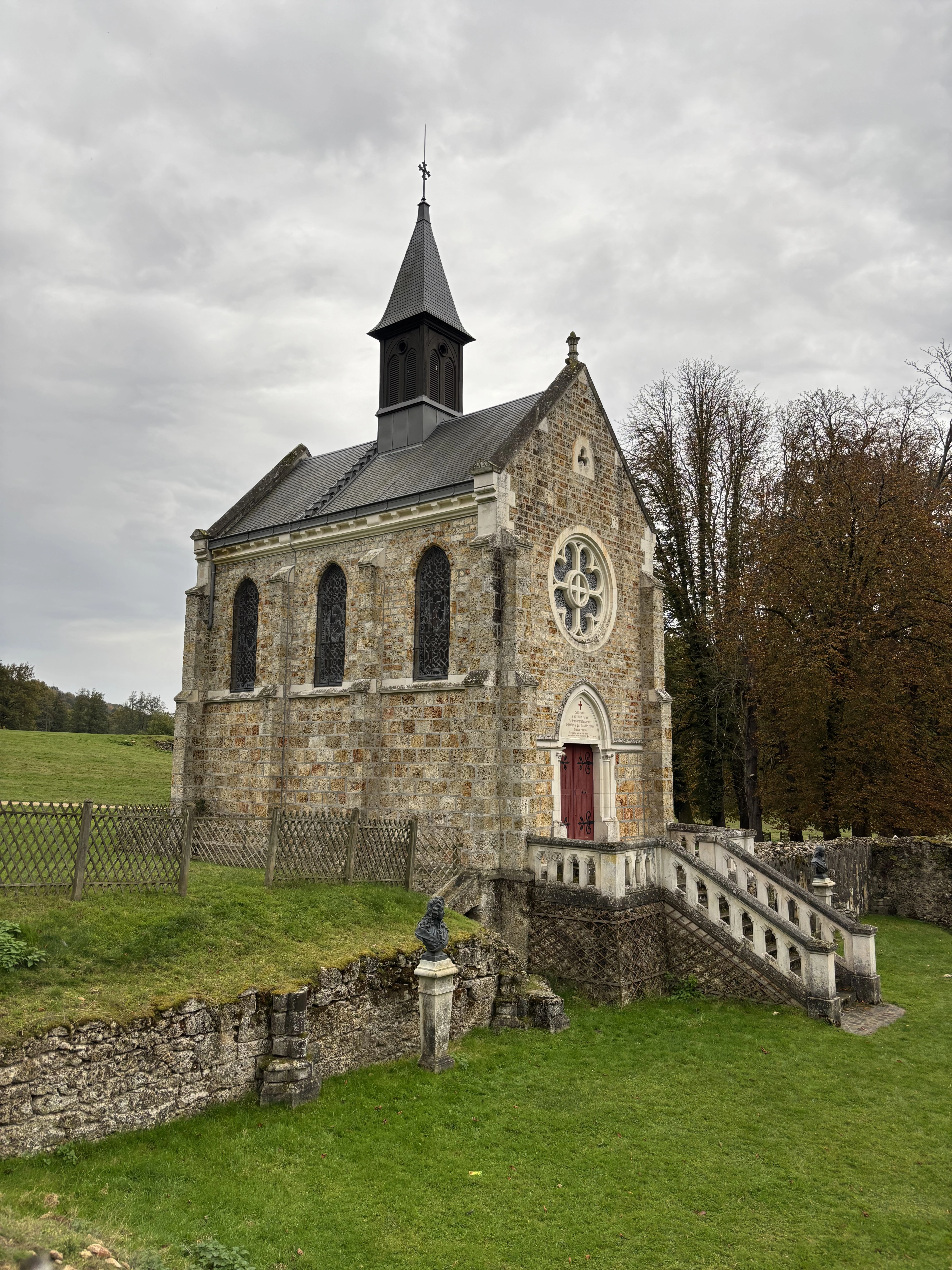 Les ruines de l'Abbaye de Port-Royal
